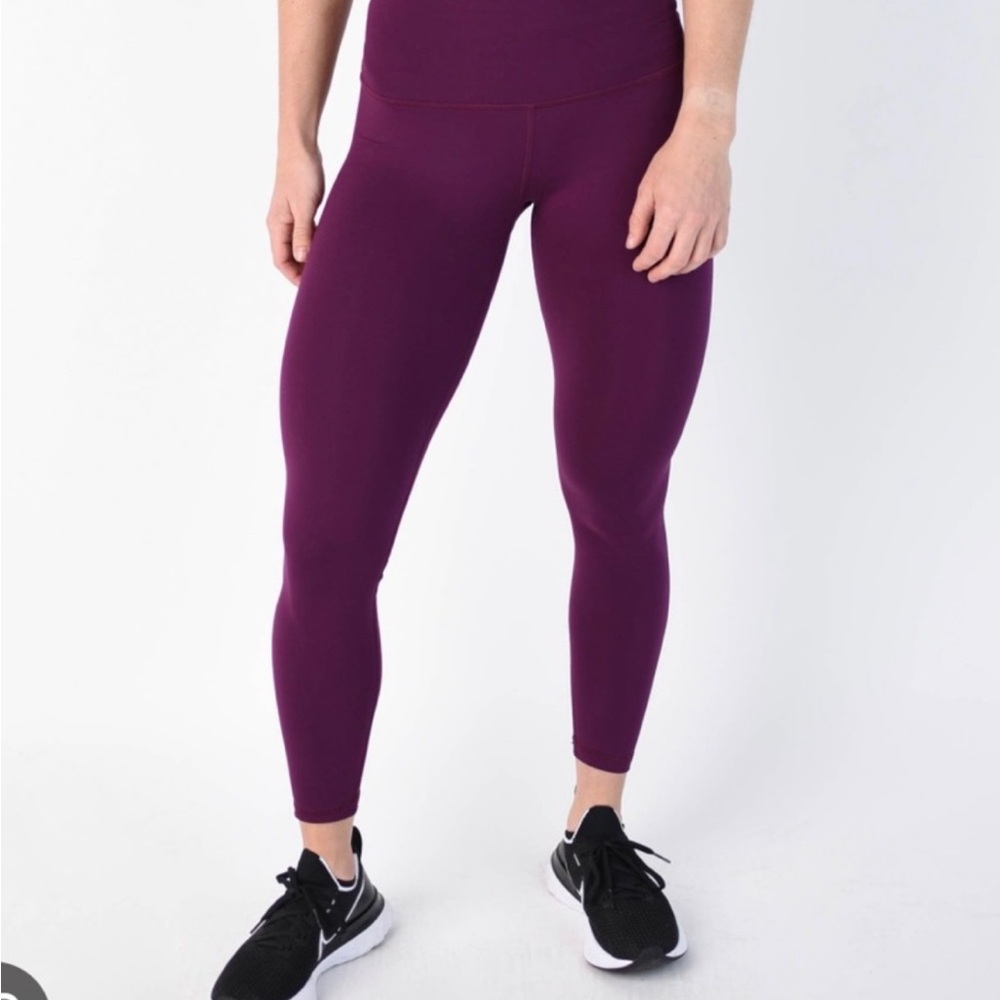 Fleo El Toro Leggings - Deep Purple Large TALL (28” inseam) Bounce Fabric
